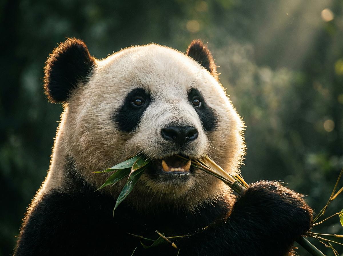 帝王会所熊猫吃竹视频